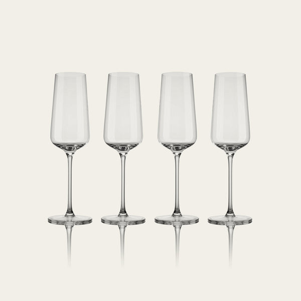 Flute glasses glassware by Fable Home, in a clear color. – #clear