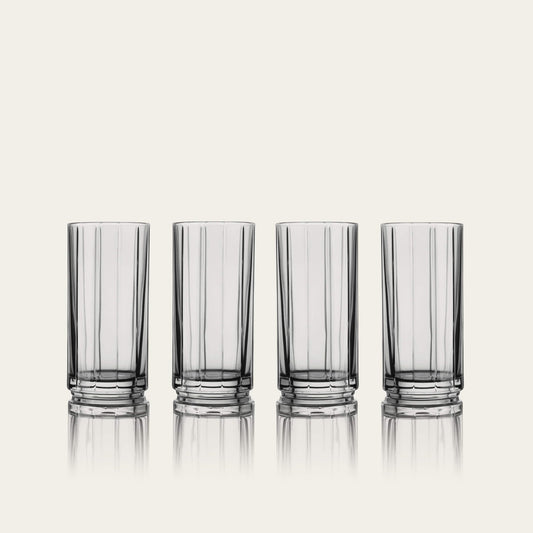 Highball glasses glassware by Fable Home, in a smokegray color. – #smokegray