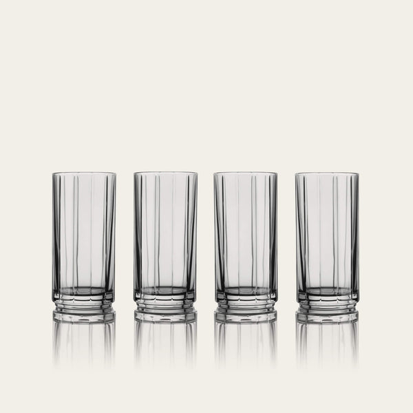 Highball glasses glassware by Fable Home, in a smokegray color. – #smokegray