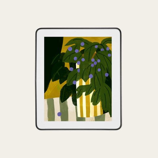 House Plant Print - 16 x 20" wall art by Fable Home, shown in a withframe finish. – #withframe