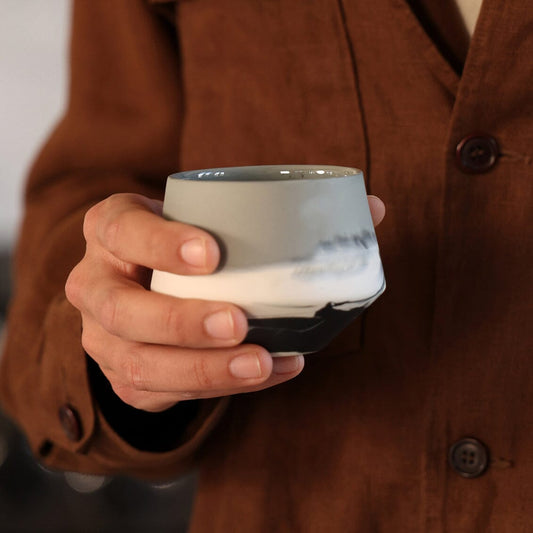 Legacy cup drinkware by Fable Home, in a graymarble color. – #graymarble