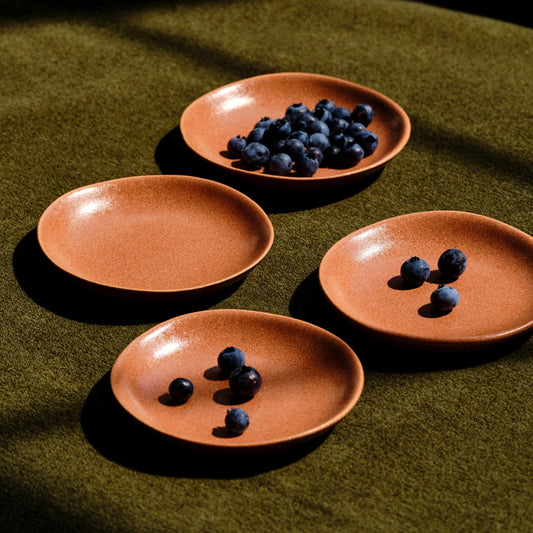 Little Plates by Fable Home, featured in a canyonclay finish. – #canyonclay