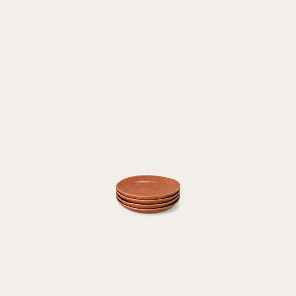 Little Plates by Fable Home, featured in a canyonclay color finish. – #canyonclay