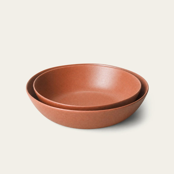 Low Serving Bowls by Fable Home, featured in a canyonclay color finish. – #canyonclay