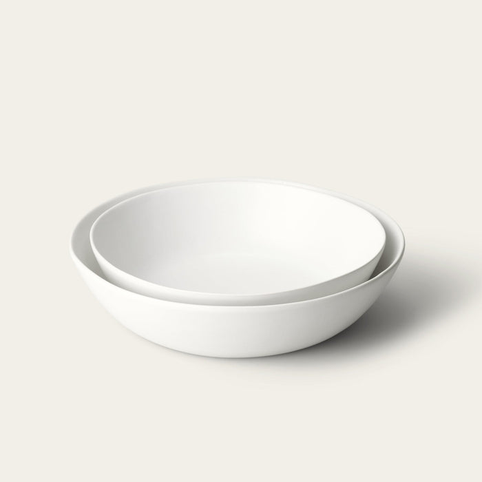 Low serving bowls serveware by Fable Home, in a cloudwhite color. – #cloudwhite