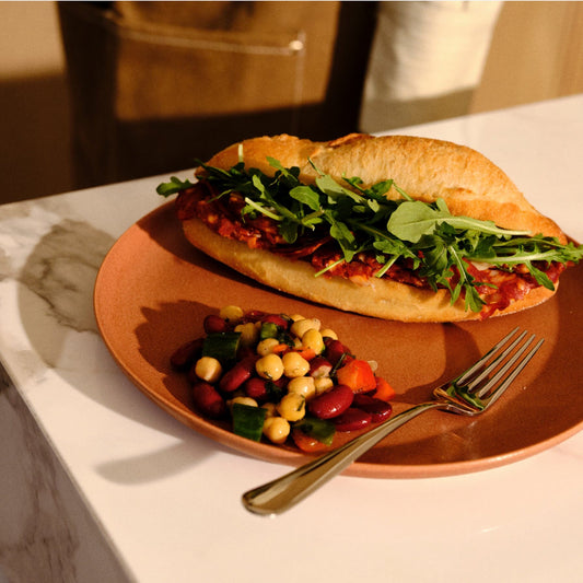 Lunch Plates by Fable Home, featured in a canyonclay finish. – #canyonclay