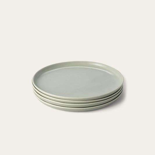 Lunch plates dinnerware by Fable Home, shown in a beachgrassgreen finish. – #beachgrassgreen
