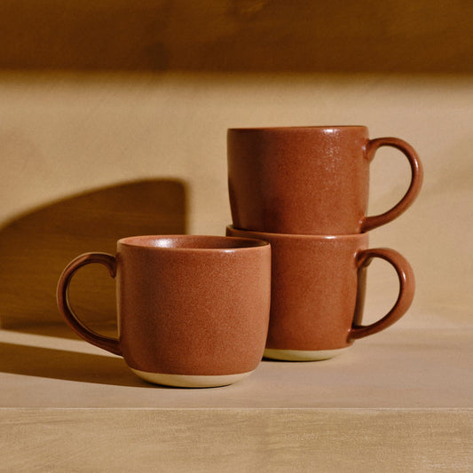 Mugs by Fable Home, featured in a canyonclay finish. – #canyonclay