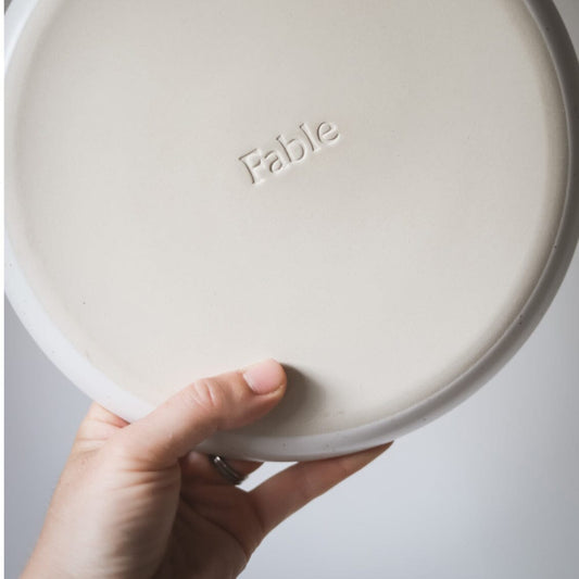 Oval serving platter dinnerware by Fable Home, in a dovegray color. – #dovegray