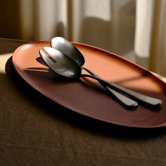 Oval Serving Platter by Fable Home, featured in a canyonclay finish. – #canyonclay