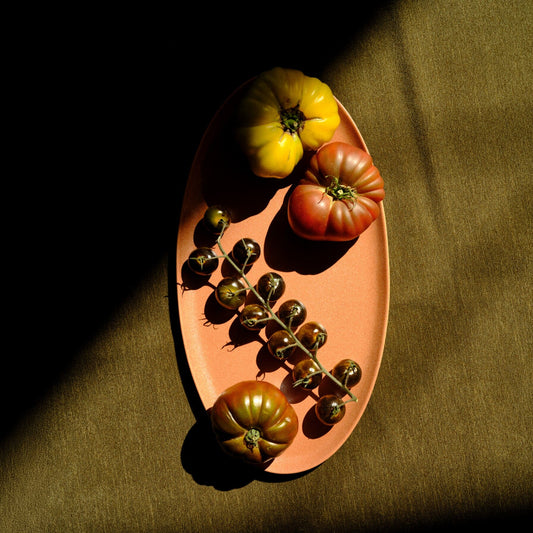 Oval Serving Platter by Fable Home, featured in a canyonclay finish. – #canyonclay