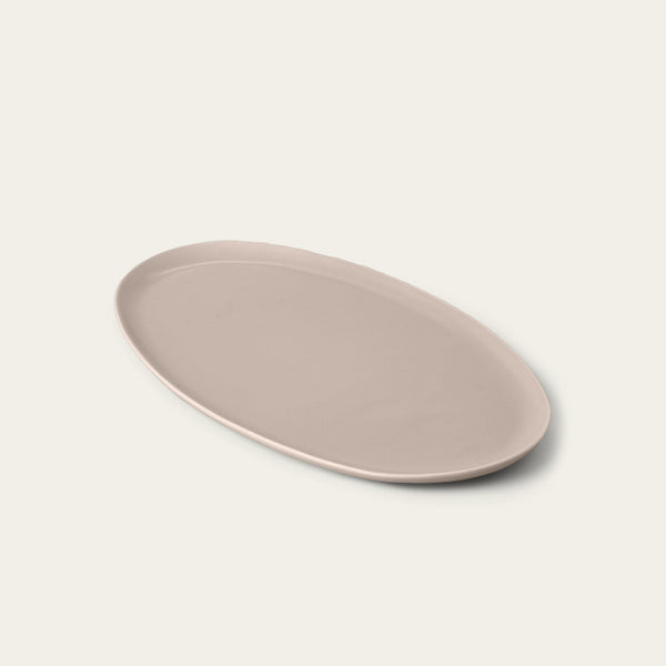 Oval serving platter dinnerware by Fable Home, in a deserttaupe color. – #deserttaupe