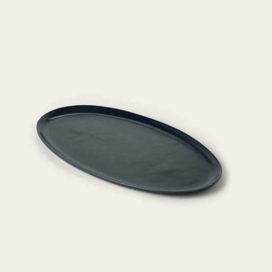 Oval serving platter dinnerware by Fable Home, in a midnightblue color. – #midnightblue