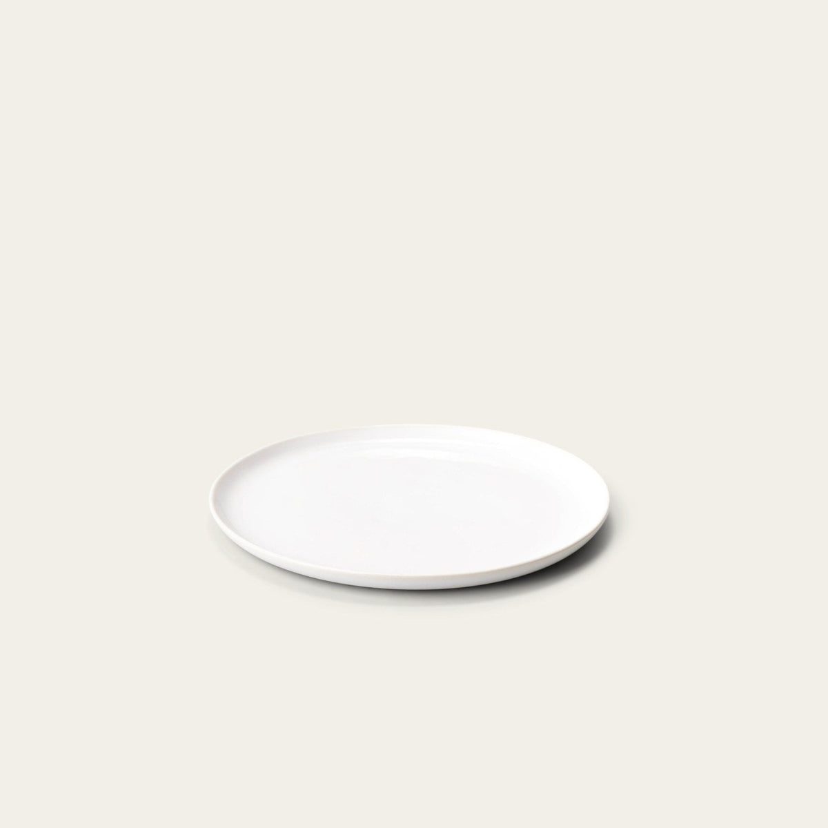 Single Salad Plate by Fable Home, shown in Pearl White.
