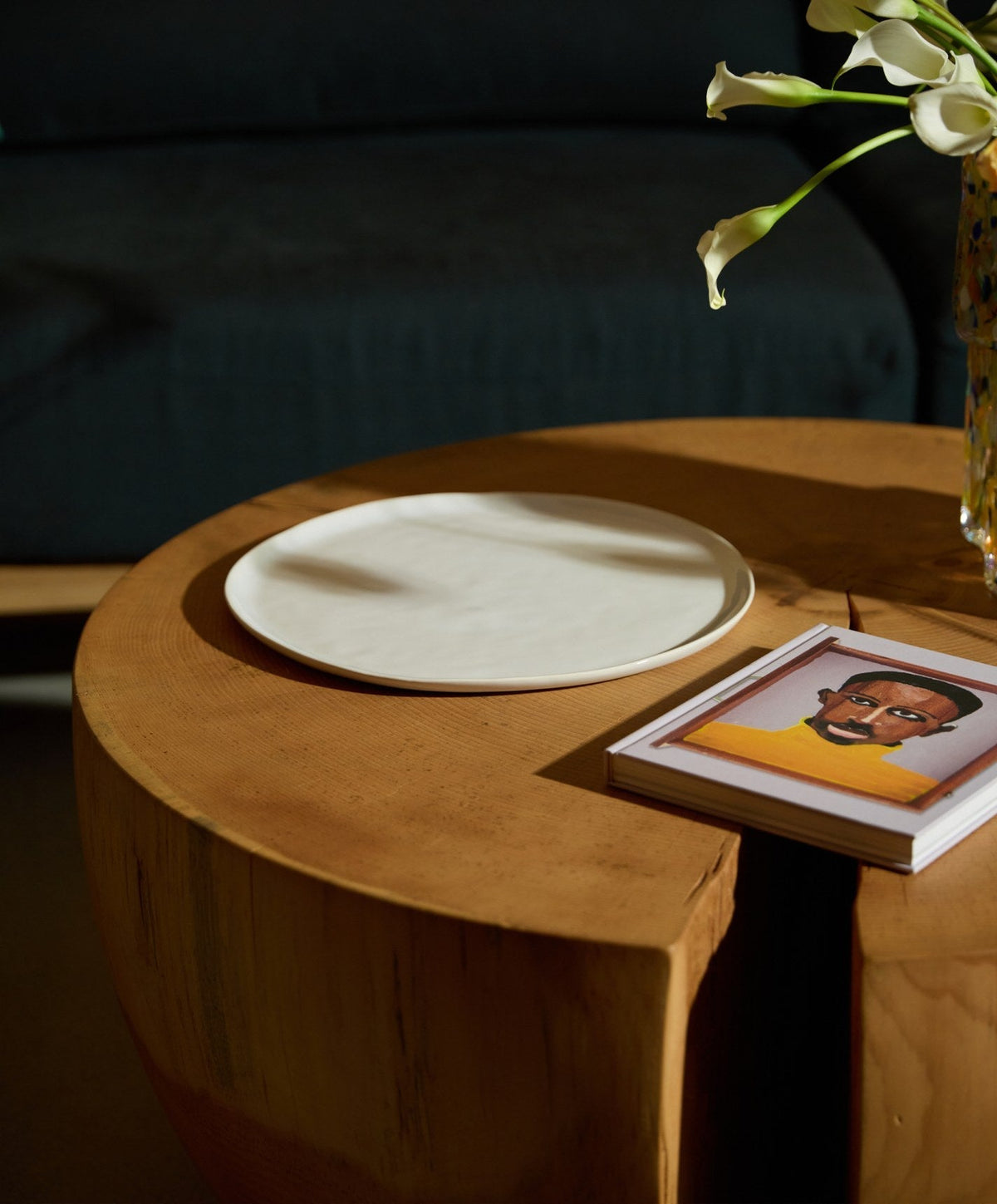 Serving Platter by Fable Home, shown in Pearl White.