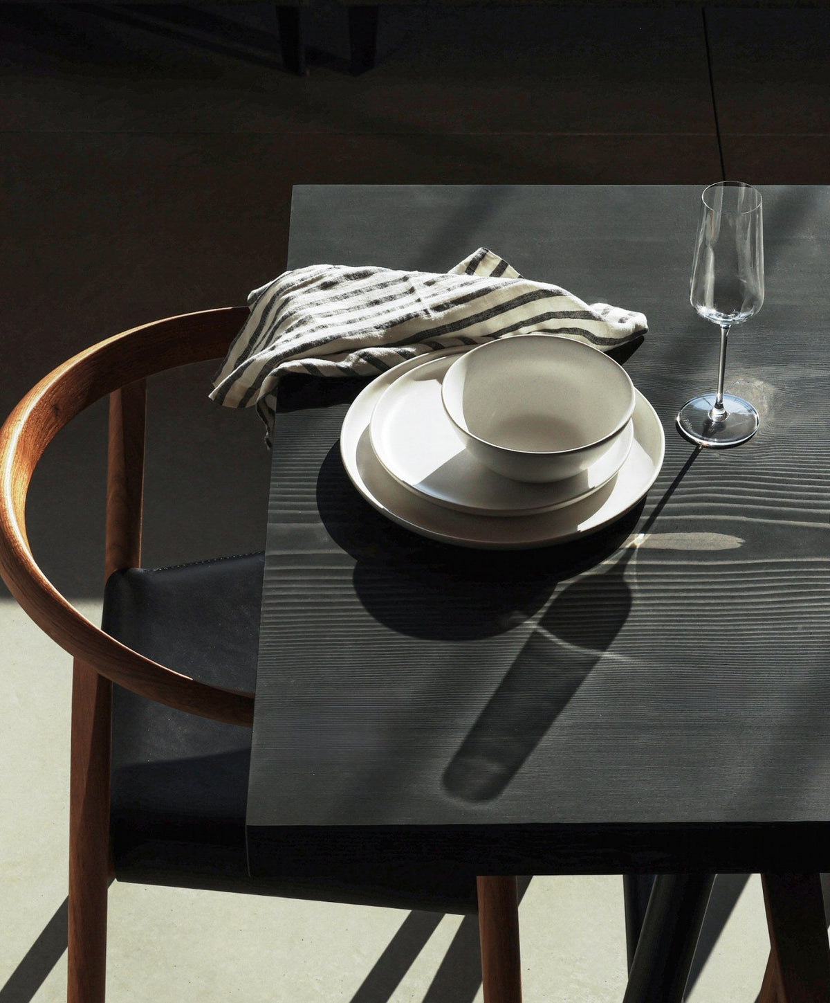 Dinnerware Set by Fable Home, shown in Cloud White.
