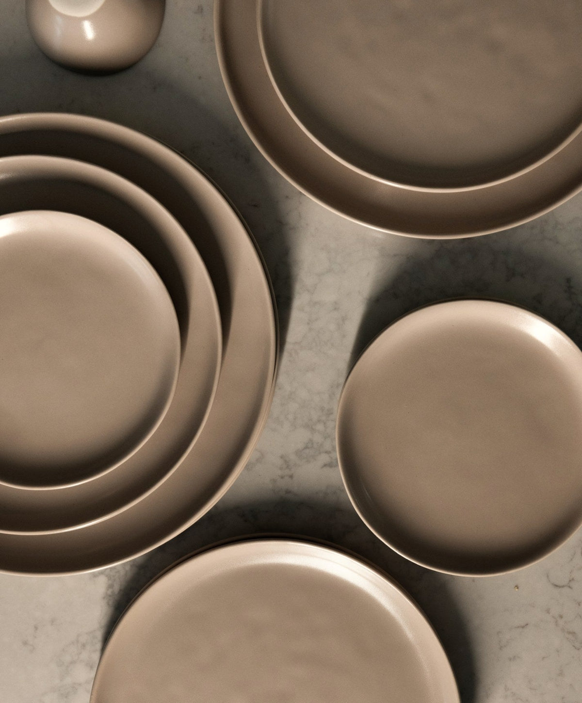 Dinnerware Set by Fable Home, shown in Desert Taupe.