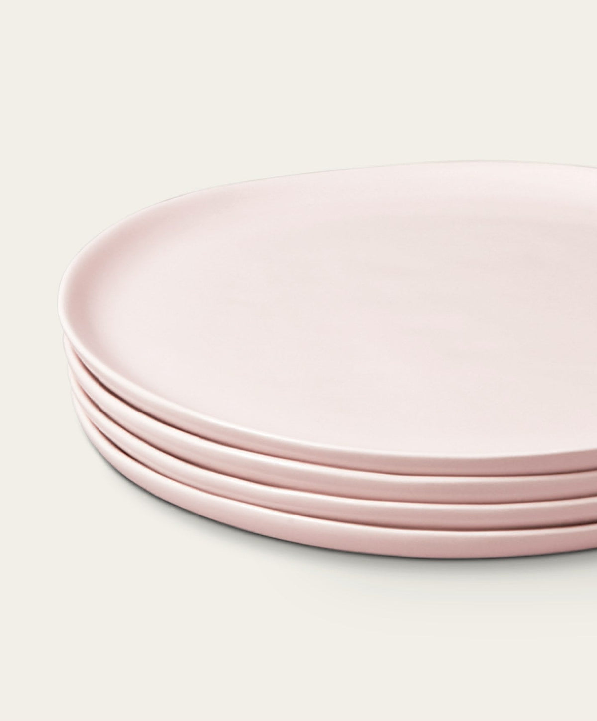 Salad Plates by Fable Home, shown in Blush Pink.