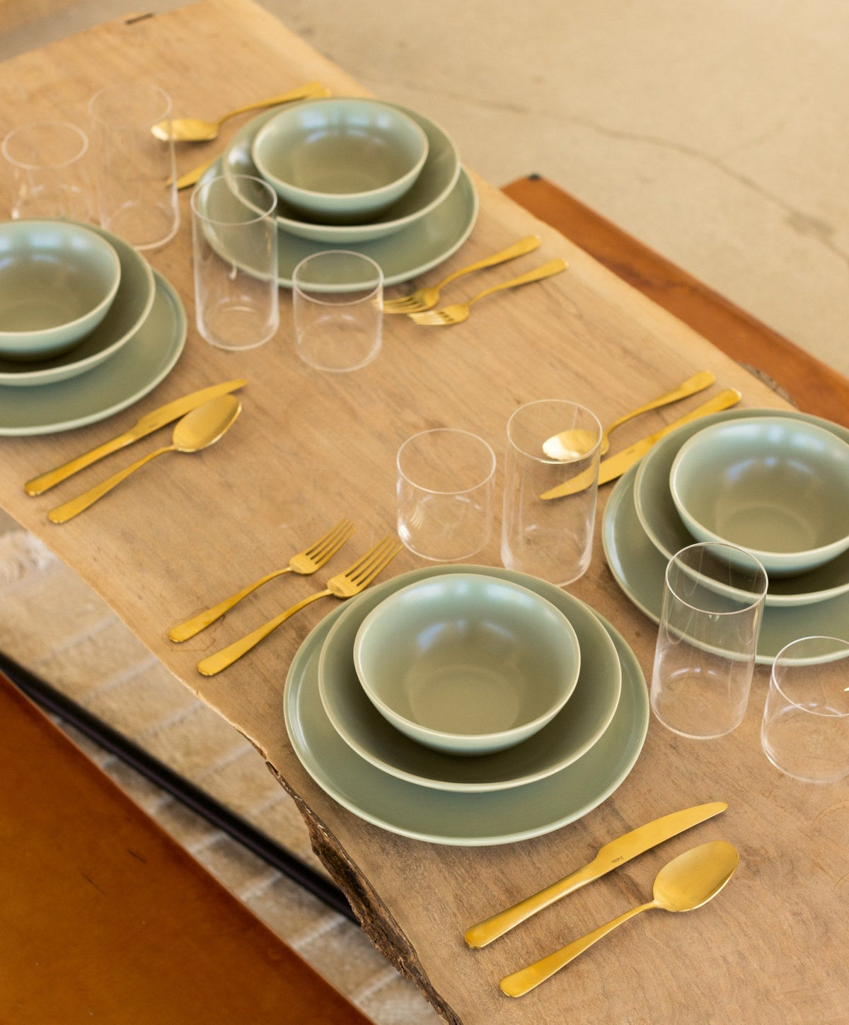 Pasta Bowls by Fable Home, shown in Beachgrass Green.