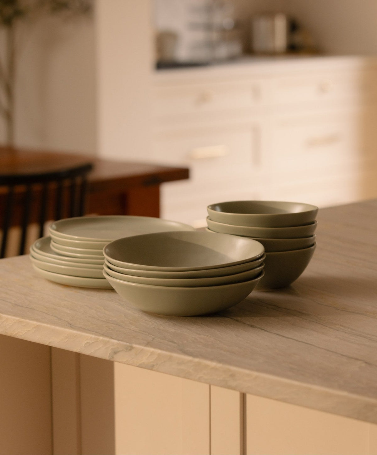 Pasta Bowls by Fable Home, shown in Beachgrass Green.