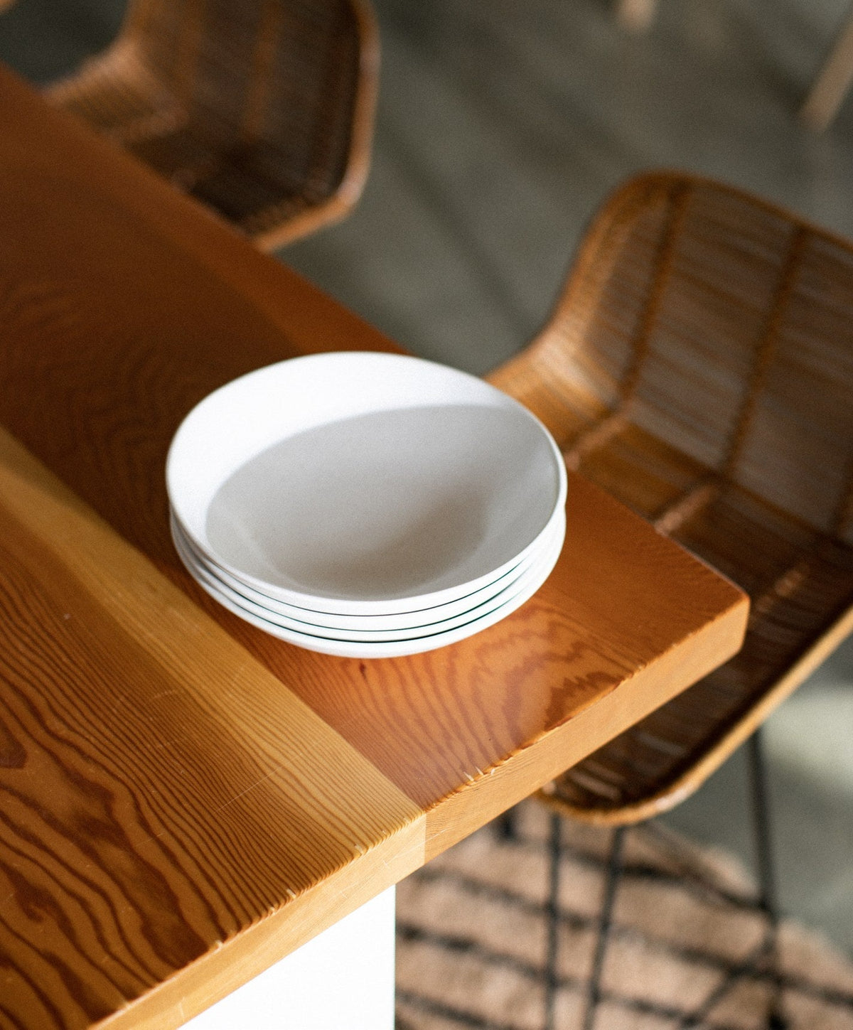 Pasta Bowls by Fable Home, shown in Speckled White.