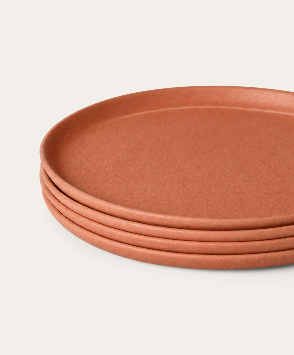 Lunch Plates by Fable Home, shown in Canyon Clay.