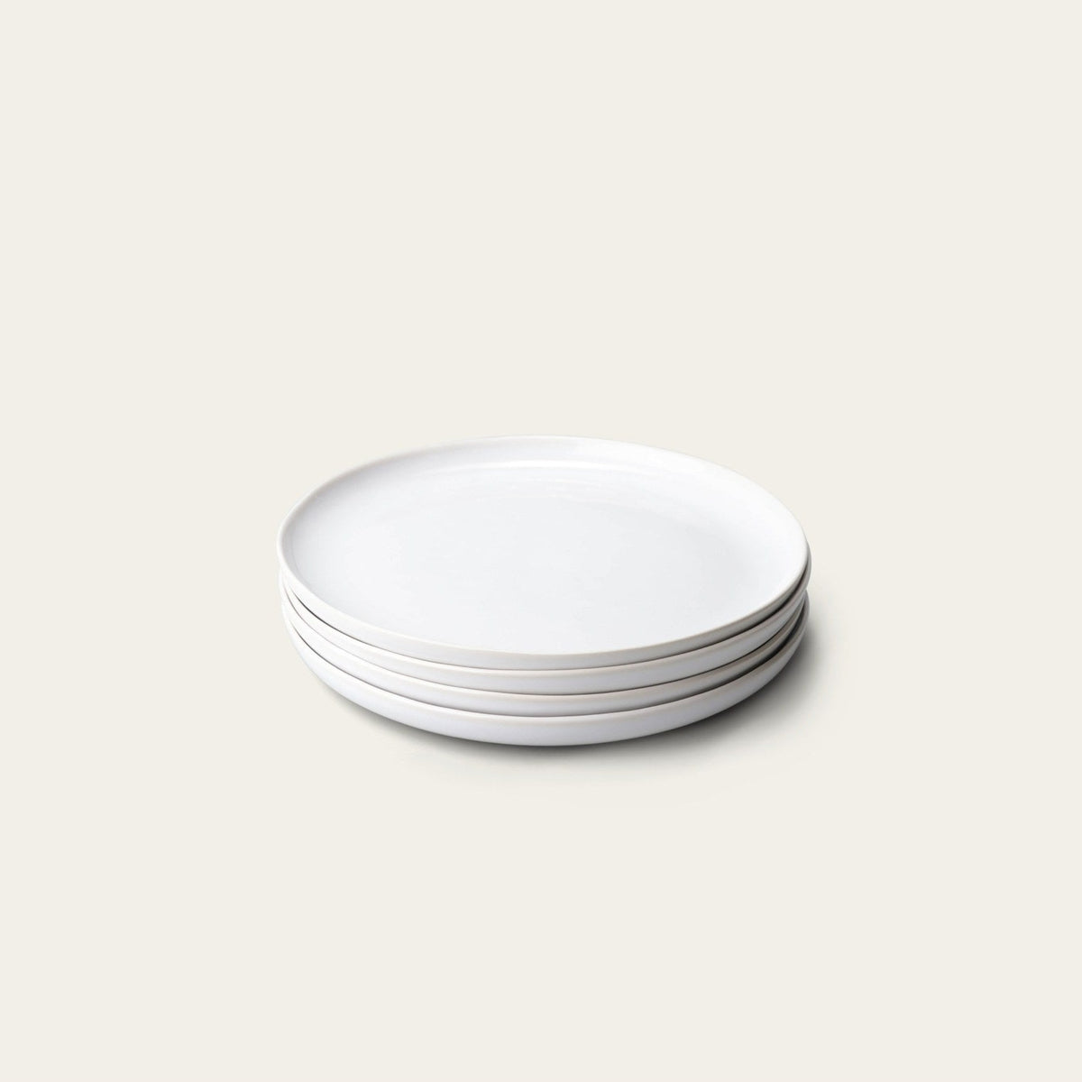 Lunch Plates by Fable Home, shown in Pearl White.