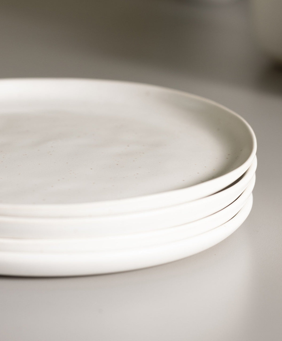 Lunch Plates by Fable Home, shown in Speckled White.