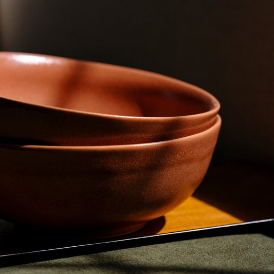 Ramen Bowls by Fable Home, featured in a canyonclay finish. – #canyonclay