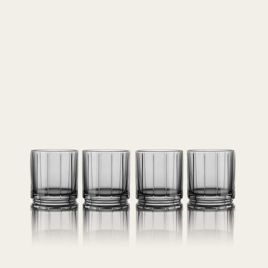 Rocks glasses glassware by Fable Home, in a smokegray color. – #smokegray