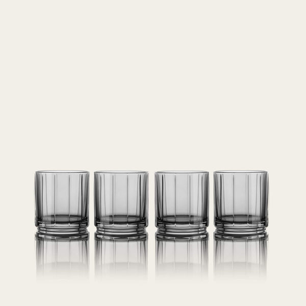 Rocks glasses glassware by Fable Home, in a smokegray color. – #smokegray
