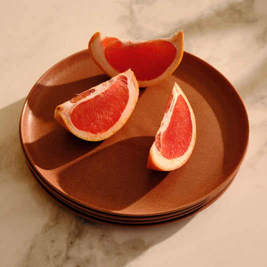 Salad Plates by Fable Home, featured in a canyonclay finish. – #canyonclay