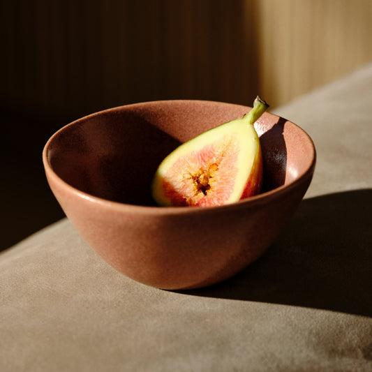 Serving Ceramics Set by Fable Home, featured in a canyonclay finish. – #canyonclay