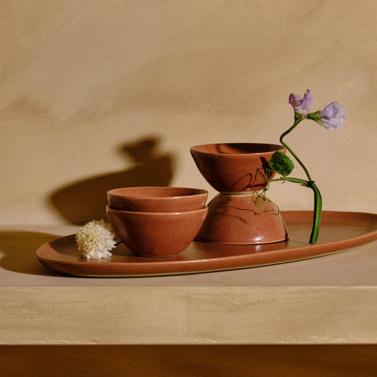 Serving Platter Set by Fable Home, featured in a canyonclay finish. – #canyonclay