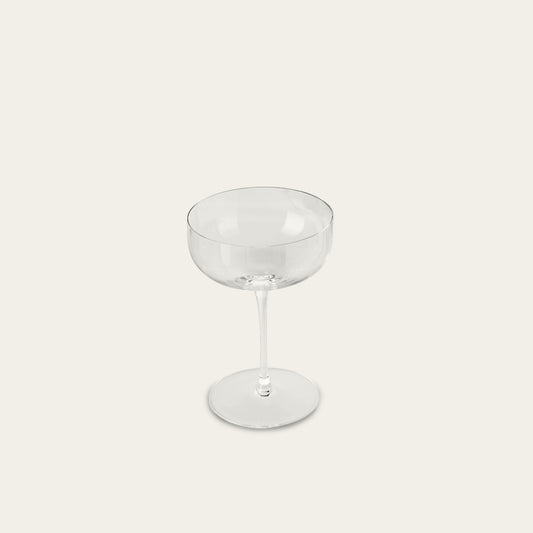 Single Coupe Glass Admin Clear