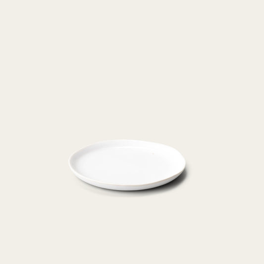 Single Dessert Plate Dinnerware Admin Pearl White