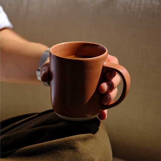 Small Mugs by Fable Home, featured in a canyonclay finish. – #canyonclay