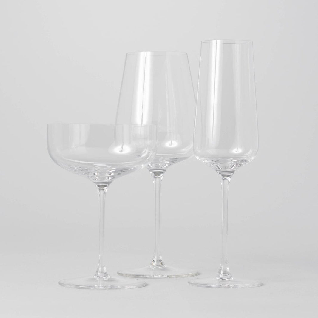Crystal Stemware Set | Wine Glass Set by Fable Home | Fable Home