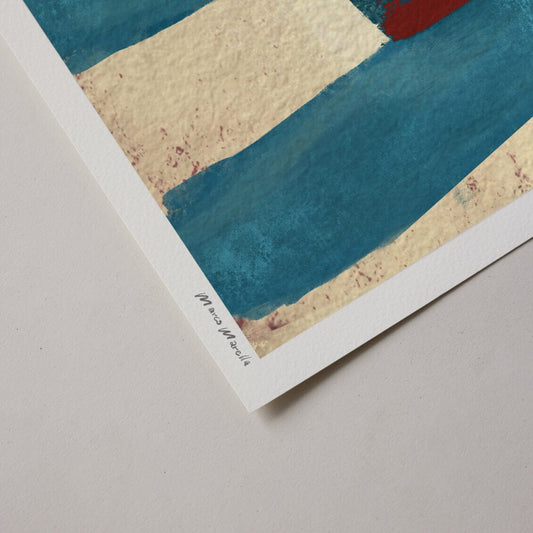 Terracotta Vessels Print - 8 x 10" wall art by Fable Home, shown in a withoutframe finish. – #withoutframe