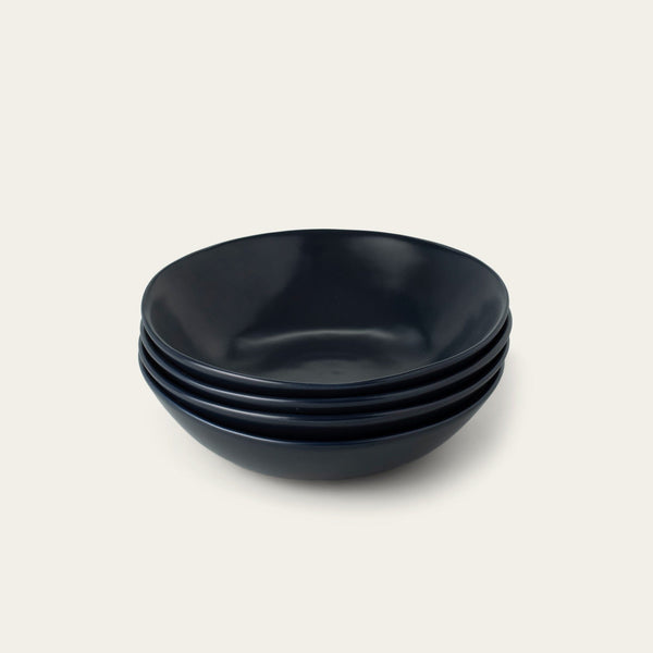 Pasta bowls dinnerware by Fable Home, in a midnightblue color. – #midnightblue