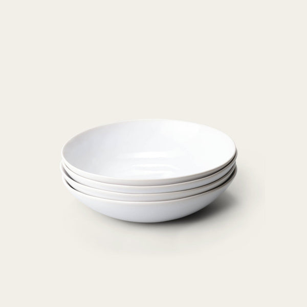 Pasta bowls dinnerware by Fable Home, in a pearlwhite color. – #pearlwhite