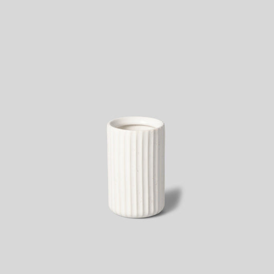The Short Bud Vase Decor Fable Home Speckled White 
