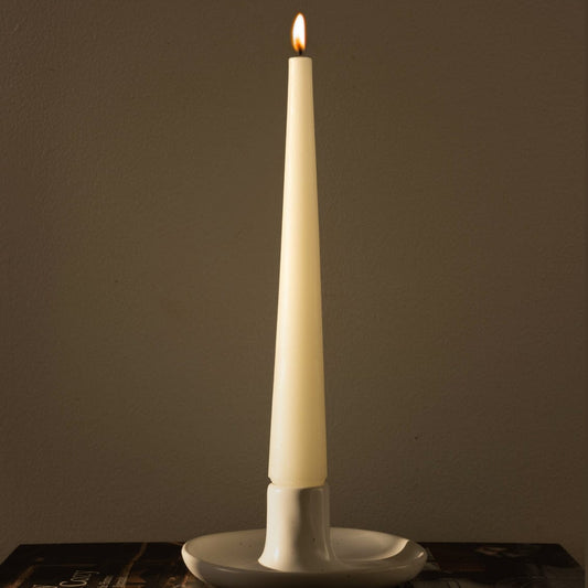 Taper candles decor by Fable Home, in a short/cream color. – #short/cream